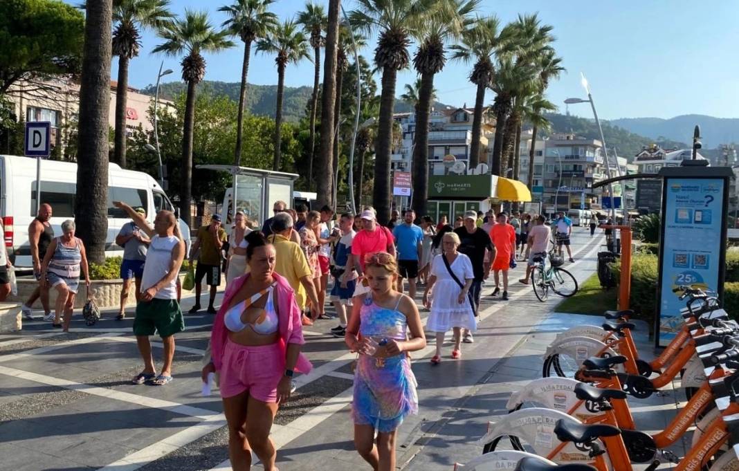 Marmaris'te gören fotoğraf çektiriyor 2